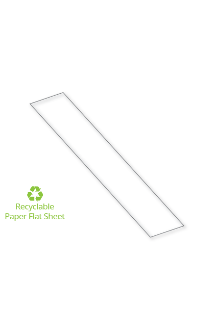 exploded spx label paper flat sheet layer