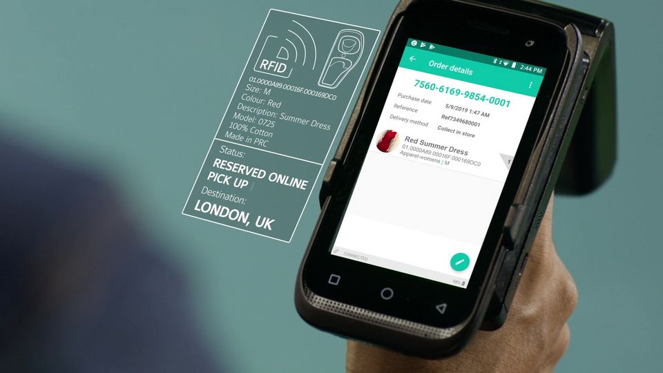 TrueVUE in the Cloud handheld display