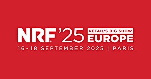 logo for nrf  retails big show 2025 europe running from 16-18 september in paris